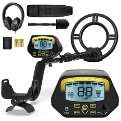 USA Direct Metal Detector Waterproof Professional Gold Finder with LCD Display 10\ Coil Advanced DSP Chip Deep Detection Treasure Hunter