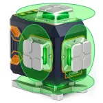 CIGMAN CM-S02 4x360° Green Cross Line Laser Level Self-Leveling Remote Control 2600mAh Li-ion Battery Type-C Charging IP54 Waterproof
