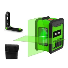 HILDA 2 Hatlı Yeşil Lazer Seviyeleri Mini Otomatik Seviyeleme 360¡ã Yatay Dikey Çapraz Yüksek Hassasiyetli Aletler Halı Sert Ahşap Zemin için