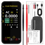 BSIDE S500 Smart Graphic Multimeter 3.2 بوصة شاشة TFT 1000 فولت تيار مستمر تيار متردد الجهد 10A الحالي عالي الدقة محمول اختبار أداة القياس الكهربائية