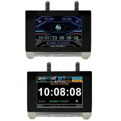 Hotspot duplex MMDVM T124B montado pela TZT com tela colorida de 3,5 polegadas para walkie talkie digital, suporta vários modos, alta estabilidade e qualidade de som aprimorada, alcance estendido para comunicação perfeita