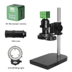 HAYEAR HY-6210S-11A Video Microscope 4K HD with SONY CMOS IMX678 Sensor Advanced HDR Function Real-Time Product Comparison Perfect for Circuit Board Inspection and Jewelry Analysis