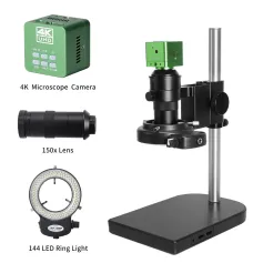 HAYEAR HY-6210S-11A Video Microscope 4K HD with SONY CMOS IMX678 Sensor Advanced HDR Function Real-Time Product Comparison Perfect for Circuit Board Inspection and Jewelry Analysis