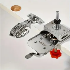 35mm Concealed Door Hinge Jig Locking Cabinet Hinge Jig Hinge Drilling Jig Guide Puncher Locator Hole Drilling Positioning Tool