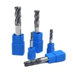 HRC50 4-Flute Flat End Mill Tungsten Carbide Router Bit CNC Milling Cutters High Precision Metal Machining Tools