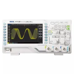 DS1102Z-E 100MHz Digital Oscilloscope 2 Analog Channels 1 GSa/s 24 Mpts UltraVision USB LAN Connectivity Compact Design