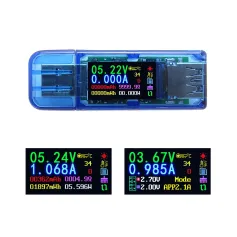 RUIDENG AT34 USB3.0 IPS HD Color Screen USB Tester Voltage Current Capacity Energy Power Tester