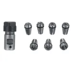 7 stuks ER11 1-7 mm veerspantang met ER11A 5 mm motorashouer verlengstaaf