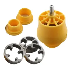 6pcs Thread Maker Tools Kit Plastic Pipe Thread Die Kit Plumbing Thread Tools Water Pipe Die Tap Wrench Set Tool Plumbing Repair