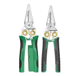 LAOA Multi-Functional Stainless Steel Wire Stripper 7-in-1 and 8-in-1 Models High Precision Electrical Tools Ergonomic Design and Shear Capacity 25 mm²