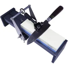 Aluminum Knife Sharpening Frame Fixed Angle Grinder 4 Angle Woodworking Carving Chisel Grinding Fixture for Scissors Planer Chisel Professional Whetstone Grinder with Non-Electric Manual Operation