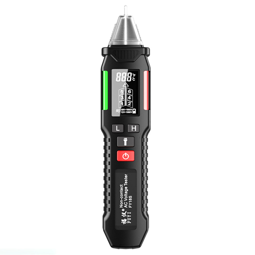 FUYI FY18S Voltage Indicator Tester Voltage Detector Pen Sensor Tester Partition Wall Multifunction Break Voltmeter Tester Electrician Tool