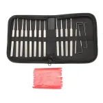 DANIU 12Pcs Lock Picks Tools Set Lock Opener Locksmith Tools Various Transparent Locks Combination, Locksmith Tools Kit