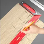 12 Inch 16 Inch Woodworking Square Aluminum Framing Mitre Square Ruler for Leveling and Measuring Rafter Ruler