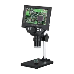 5.5 Inches Digital Microscope 10MP Display 1-1000X Continuous Magnification with 8 LED Light