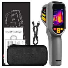 BSIDE HX2 Infrared Thermal Imaging Camera 240x320 Resolution -20°C to 550°C Range Adjustable Emissivity Rechargeable Battery Auto Focus Handheld Heat Detector Industrial Inspection Tool