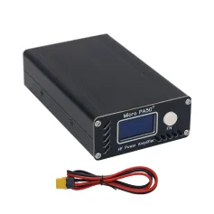 Micro PA50-3 3rd Gen RF Shortwave Power Amplifier 3.5MHz to 30MHz 50W Output Automatic LPF Switching Wide Voltage Range Temperature Protection