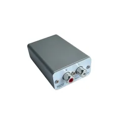 Passive Audio Noise Isolator RCA Stereo Interface Aluminum Alloy Shell Plug and Play Removes Ground Loop Interference Signal Noise Reduction No Power Required Audio Filter Noise Cancelling Device