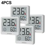 4PCS Xiaomi Duka Atuman THmini Electronic Temperature and Humidity Meter High Precision Vertical Infant Room Thermometer Digital Meter for Home