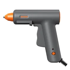 RAYENR Home Hot Melt Glue Gun 20W 110V-240V Quick Preheat 7mm Sticks Aluminium Alloy Nozzle Compact Design 30PCS/60PCS Optional Glue Sticks