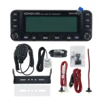ZASTONE DM9100 25W DMR Mobile Radio Dual Band FM Transceiver VHF UHF Built-in GPS Module Digital and Analog Two Slot Voice Encryption