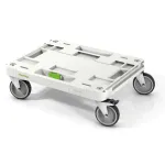 FESTOOL SYS-RB Rolling Tool Board Rolling Cart 100kg Load Capacity 360 Degree Rotating Wheels Lockable Heavy Duty Flat Surface for Construction Sites Workshops Material Transport