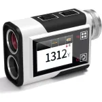 CIGMAN Golf Rangefinder 1312 Yards Slope Compensation 2.4 Inch Touchscreen 6X Magnification Flag Lock Vibration Rechargeable USB-C Golf Accessories IP54 Water Resistant