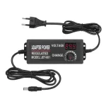 Excellway Reglabil AC La DC Sursă de alimentare 9V 12V 15V 18V 24V 3A 72W Adaptor de alimentare universal 220V la 12V