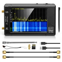 Handheld 4\ Display Tiny Spectrum Analyzer TinySA ULTRA 100kHz to 5.3GHz with 32GB Card Version V0.4.5.1