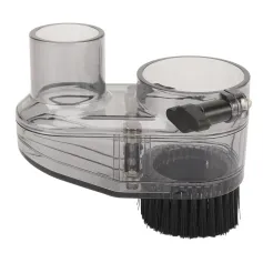 CNC Router Dust Shoe 45mm/52mm Diameter Clear ABS with 38mm Hose High-Quality Nylon Brush Magnetic Adjust Height for Spindle Motors
