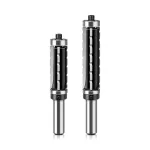 1/2 Inch 12.7mm 12mm Shank Spiral Flush Trim Router Bits Top & Bottom Bearing Router Bit with 3/4\\(19mm) Cutting Diameter For Woodworking Milling Cutter
