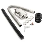 24mm Exhaust Silencer & 25mm Filter Exhaust and Intake Pipe for Air Diesel Heater Accessories 