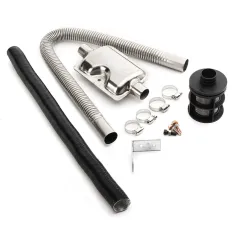 24mm Exhaust Silencer & 25mm Filter Exhaust and Intake Pipe for Air Diesel Heater Accessories 