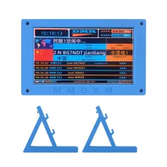 MMDVM Hotspot Box Digital Modem 7 Inch Screen Raspberry Pi 3B Wifi Duplex Board UPS Cooling Fan 3D Printed Shell Supports 18650 Batteries Antenna