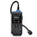 FNIRSI GD-02 Portable Combustible Gas Detector 36cm Flexible Probe Detects Methane Propane Isobutane Real-Time Display 50000ppm Range Triple Alarm System