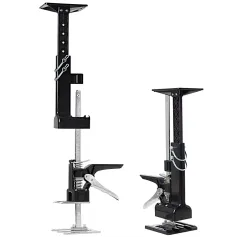 2PCS Cabinet Jack for Installing Adjustable 0-23.4 Inches Construction Jack Hand Lifting Jack Tool Cabinet Lift Drywall Lift