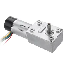 Machifit JGY-370 DC 12V Motor Redüksiyon Dişlisi Türbin Solucan Kendinden Kilitli Kodlayıcı Sinyal Geri Besleme Motoru