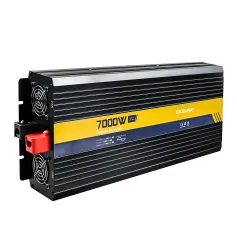 Inversor de onda senoidal pura Excellway 2200-7000W 220V 50HZ Padrão UE 12V/24V com display LED