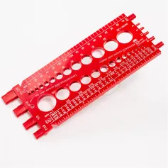 Bolt Nut Thread Checker Inch & Metric Thread Tester Bolt Gauges Metric Size Gauge Tester Measuring Tool KitsAccessories Dropship