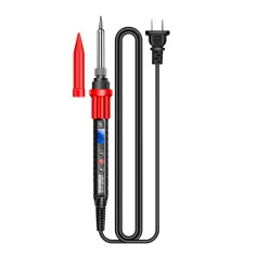 ANENG SL106 Electric Soldering Iron 60W Adjustable Temperature 180℃-520℃ Digital Display Ceramic Heating Core 110V/220V