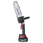 VIOLEWORKS 21V 8Inch Cordless Electric Chain Saw Brushless Garden Woodworking Cutting Tool Kit With 2pcs Battery