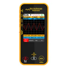BSIDE OS1 Mini Oscilloscope Multimeter 10MHz Bandwidth 48MSa/s Sampling Rate 1000V DC Voltage Measurement Portable Multifunctional Tester for Professional Electronics Troubleshooting