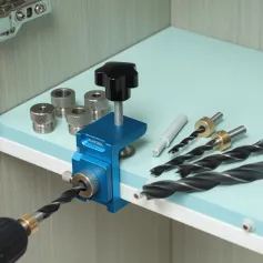 Localizator de găuri de raft Clemă de poziționare din aliaj de aluminiu 6mm 8mm 10mm 12mm Manșon de găurire Scară laser de precizie Clemă reglabilă pentru asamblarea dulapului de prelucrare a lemnului și instalarea raftului
