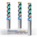 4mm 8mm 10mm Shank 3 Flutes Tungsten Carbide CNC Router Bit 4mm/8mm/10mm Cutting Diameter 12mm/24mm/30mm Cutting Length Milling Cutter End Mill