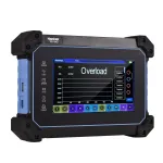 Hantek TO1154D акумулаторен преносим осцилоскоп мултицет 4-канален 150MHz честотна лента 1GSa/S честота на дискретизация 8M Дълбочина на съхранение 25MHz източник на сигнал 7-инчов TFT LCD цифров осцилоскоп за съхранение Генератор на произволна форма на вълната с чанта за инструменти