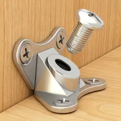 Sinkkiseoskulmakiinnike, L-muotoinen tukiliitin, 10-pakkaus, ruosteenkestävä, raskaat ruuvit, mukana huonekalut pöytiin, tuoleihin, hyllyihin, kaappeihin