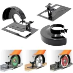 Angle Grinder Base Balance Bracket Adjustable Thickened Base Woodworking Protection Holder Cutting Steel Diy Tools Base Plate