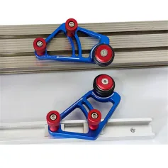 Woodworking Table Saw Dual Feed Pressure Rollers Bidirectional Feeding No Rebound Safety Features Perfect for Precision Cutting Superior Stability