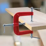 Industrial G Clamp Three Way Clamping Spiral Advance Design Milled Cast Iron High Strength For Machine Processing Furniture Making Marble Glasswork