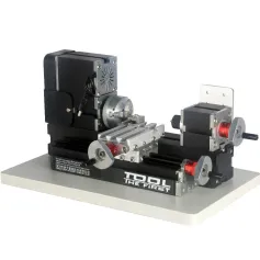 Mini torno de madeira com tomada UE de 60 W e 12.000 RPM, com potência de 12 VCC/5 A, capaz de usinagem de precisão com ferramenta rotativa de alta velocidade adequada para vários materiais